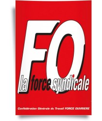 Affiche LOGO FO La Force Syndicale