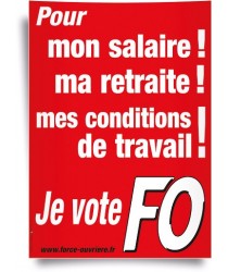 Affiche, je vote pour ...