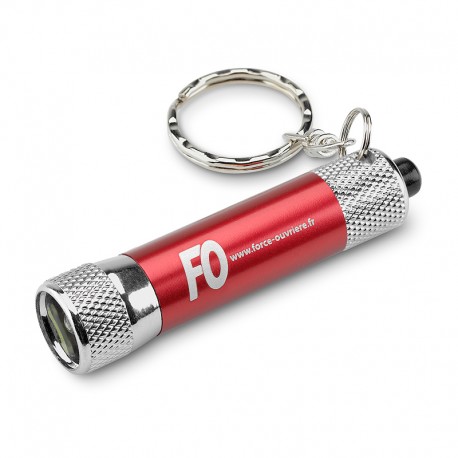 Mini lampe torche focalisable avec porte-clés, Lampe porte-clés