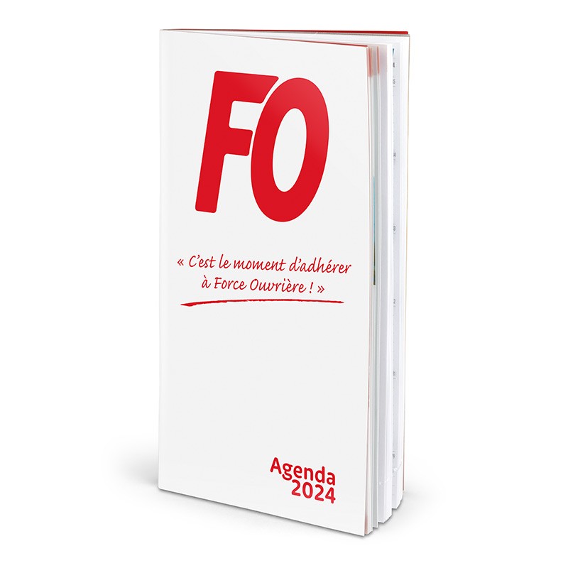 AGENDA POCHE 2024 - Boutique FO - Force Ouvrière