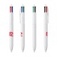 STYLO BLANC 4 COULEURS