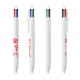STYLO BLANC 4 COULEURS