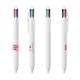 STYLO BLANC 4 COULEURS